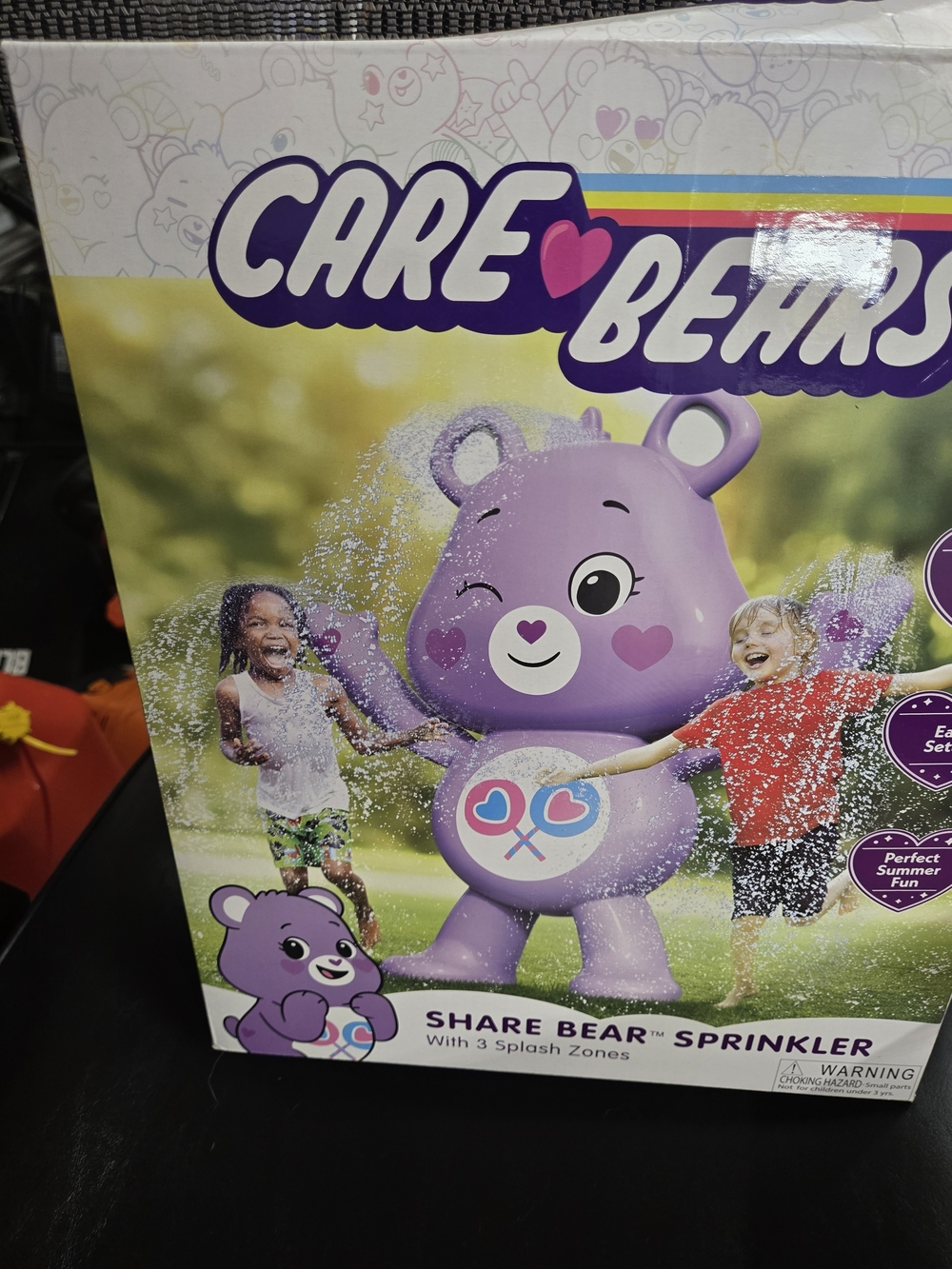 New Care Bears Share Bear Sprinkler - Purple 💜